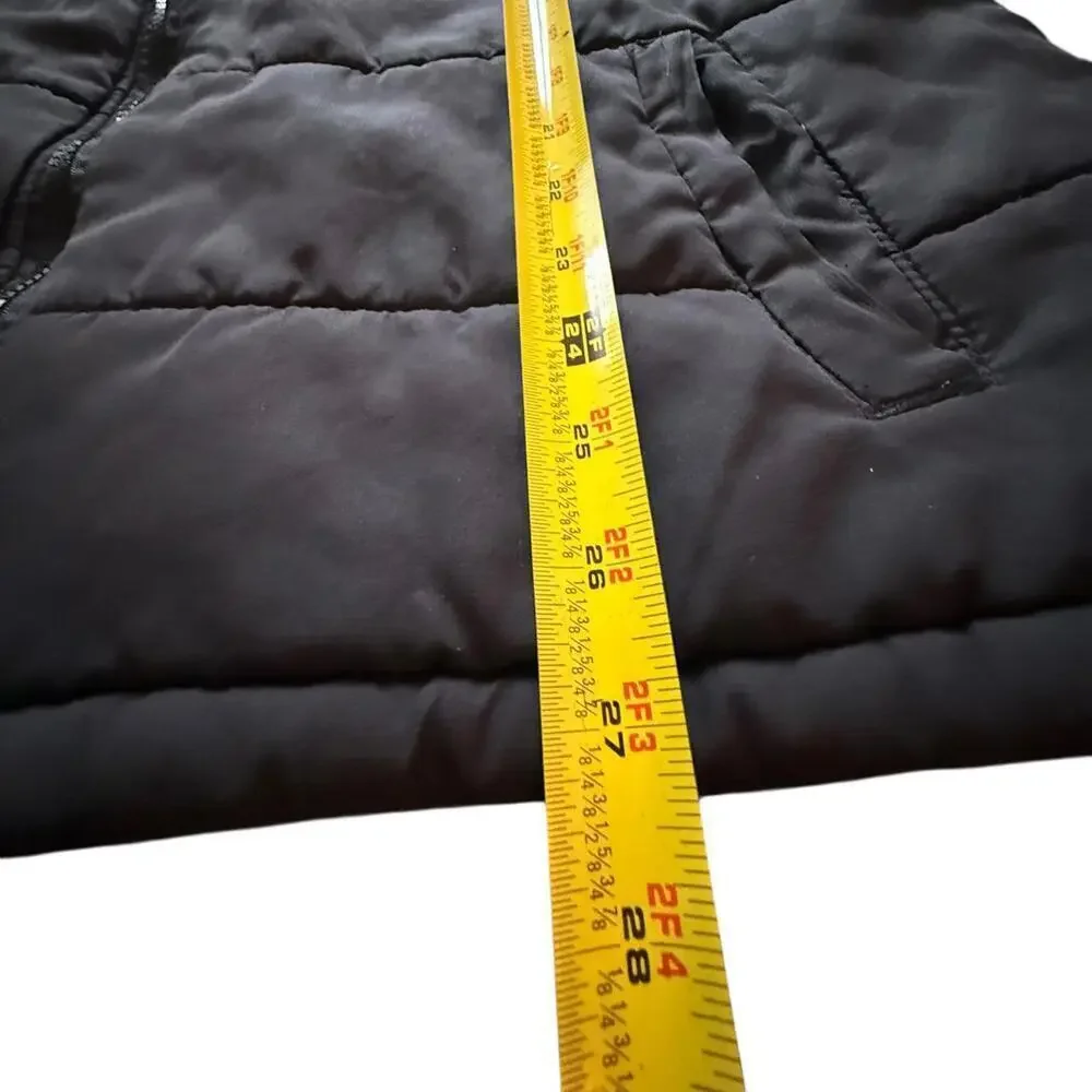 Roebucks Co Brown Quilted Puffer Vest Size L Full Zip Outdoor Utility